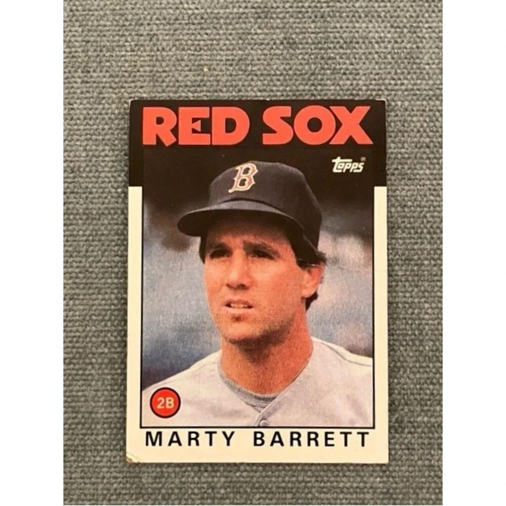 1986 Topps Boston Red Sox Baseball Card
